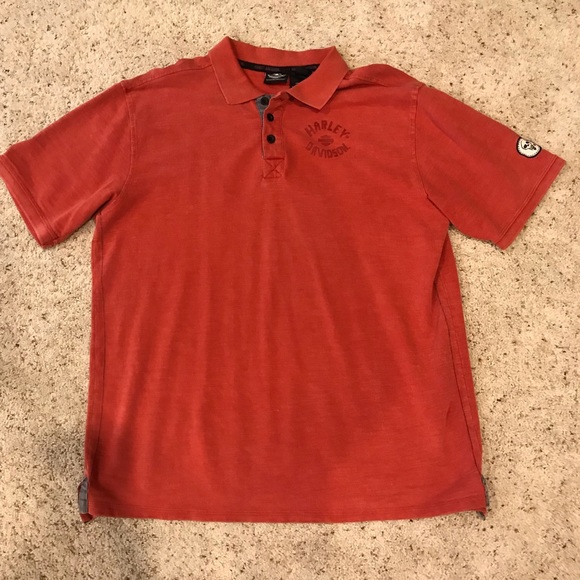 Harley-Davidson Other - HARLEY-DAVIDSON SHORT SLEEVE POLO SHIRT SIZE L
